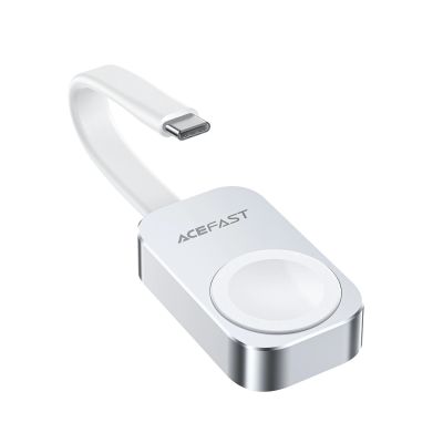 5. Acefast E21 5W Wireless Charger for Apple Watch - Silver