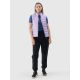 2. Women’s quilted down vest with stand-up collar 4F 4FWAW24TVJAF139-52S