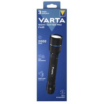 3. Varta 18922 Black LED Hand Flashlight
