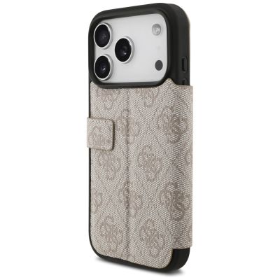 5. Guess Book 4G Metal Logo Case for iPhone 17 Pro - Pink