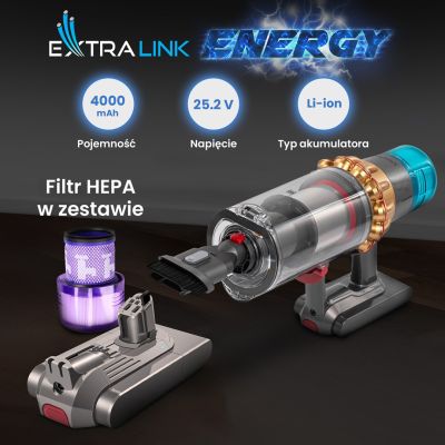 13. Extralink EX.94552 Vacuum Cleaner Accessory/Consumable Battery Handheld Vacuum Cleaner