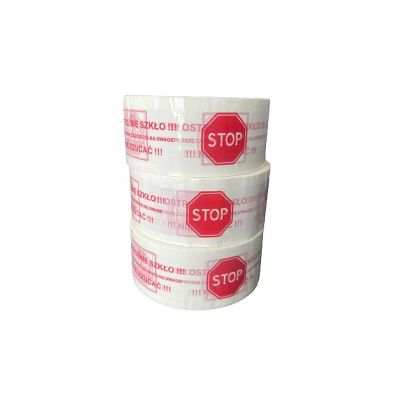 3. BSTech adhesive tape with print 48x100m "Careful glass"
