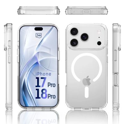 18. 3mk Armor MagCase for iPhone 17 Pro - Transparent