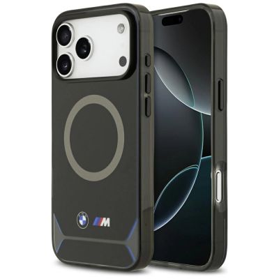 BMW M IML Metal Buttons & Logo MagSafe Case for iPhone 17 Pro Max - Blue
