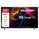 Smart TV Sharp 50HL4265E 50 Google TV UHD Black