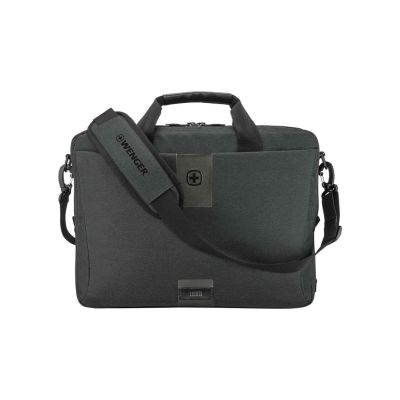 Laptop briefcase with tablet compartment - gray