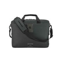 Laptop briefcase with tablet compartment - gray
