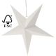 2. DECORATIVE HANGING PAPER STAR 45CM WHITE