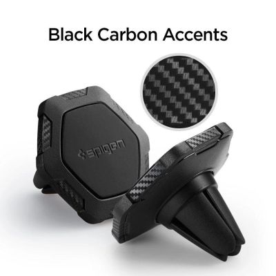 7. Spigen QS11 Magnetic Car Air Vent Phone Holder - Black