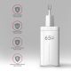 5. Axagon ACU-DPQ65W Mobile Device Charger Universal White AC Fast Charging Internal