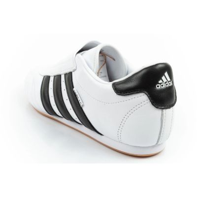 5. Adidas women's Taekwondo sports shoes white leather slip-on