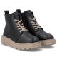 4. Women's leather ankle boots on a black platform Rieker 70405-01