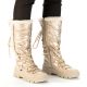 2. Rieker W RKR640 waterproof high snow boots, beige