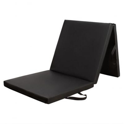 4. Folding gymnastics mattress black 1800x600x500mm HMS MGS02