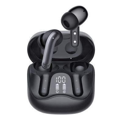 21. AUDIOCORE WIRELESS HEADPHONES, HYBRID ANC, ENC, 6 MICROPHONES, CHARGING CASE, TUYA AC591