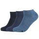 Skechers 3PPK Men Sneaker Socks SK43006-5801 Navy Blue 43-46