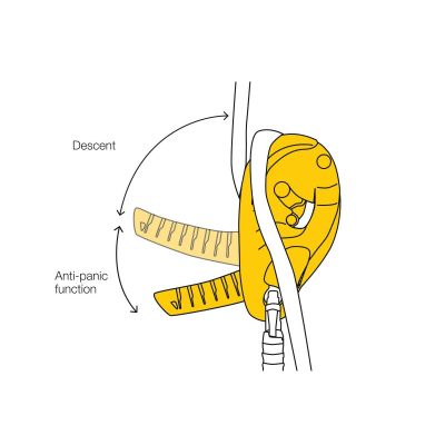 4. Black descender by PETZL