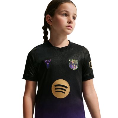 4. Nike FC Barcelona Stadium Away 2026/27 Kids' Jersey Purple-Black II1674 505