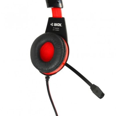 4. IBOX SHPI1528MV headphones with microphone (red)