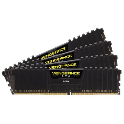 4. Corsair Vengeance CMK16GX4M2A2400C16 Memory Kit (DDR4 DIMM; 2 x 8GB; 2400MHz; CL16)