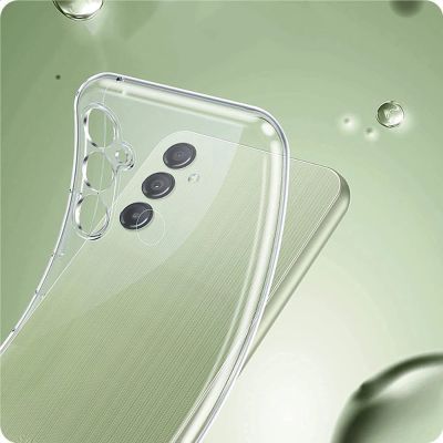 2. Tech-Protect FlexAir Case for Samsung Galaxy M35 5G - Transparent