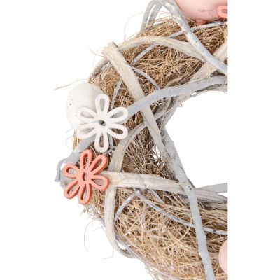 41. DECORATIVE WREATH GRAY DIAMETER 24CM