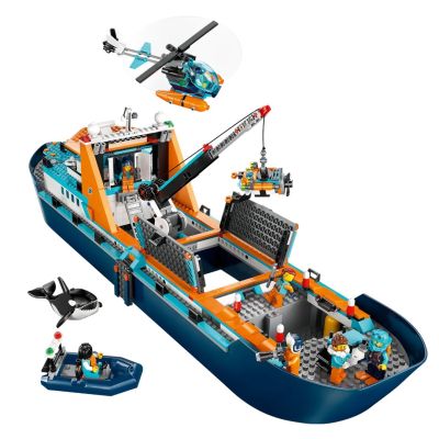 5. LEGO City 60368 Arctic Explorer Boat