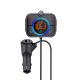 2. SAVIO TR-14 CAR FM TRANSMITTER WITH BLUETOOTH AND CHARGER, QUICK CHARGE 3.0 AND POWER DELIVERY, NOISE REDUCER
