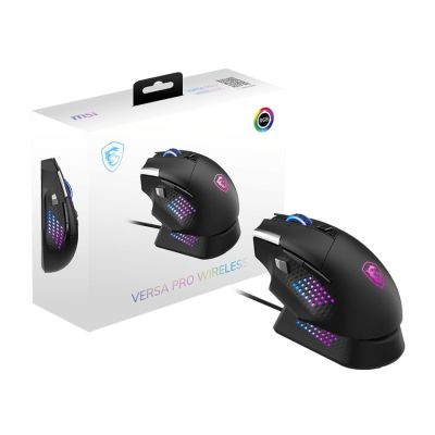 8. Versa Pro W+Dock Pro MSI Wireless Optical Gaming Mouse