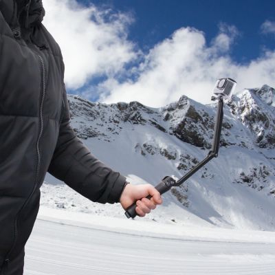 13. 3 in 1 Monopod Tripod with Selfie Stick for GoPro - Black
