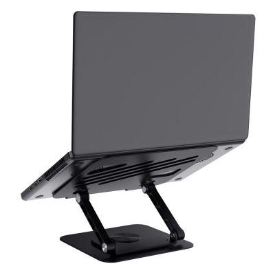 4. Trust ZEFF METAL Black Laptop Stand
