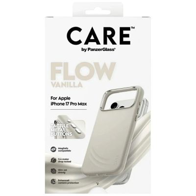 4. CARE by PanzerGlass FLOW MagSafe Case for iPhone 17 Pro Max - Beige