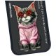 5. Nimmy Glasses Cool Cat Case for iPhone 17 Pro - Black
