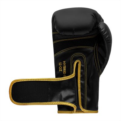 16. adidas HYBRID 80 ADIH80 boxing gloves black gold