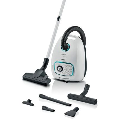 Bosch Series 4 BGB41HYG1H Bagged Vacuum Cleaner (600W; White)