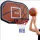 9. BASKETBALL BACKBOARD 110x73x3CM RIM 45CM PURE 2 IMPROVE