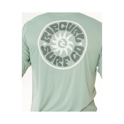 5. Men's Lycra RIP CURL Pacific Rinse Surflite Upf S/S green