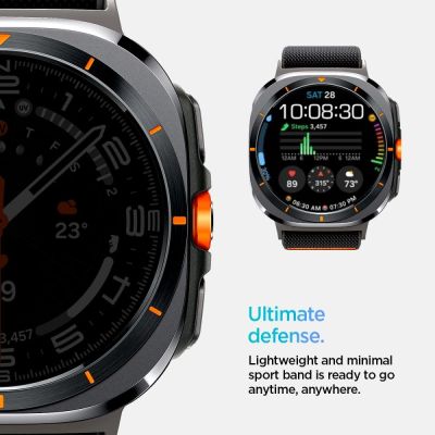 11. Spigen Fit Lite Strap for Galaxy Watch Ultra 47mm - Black