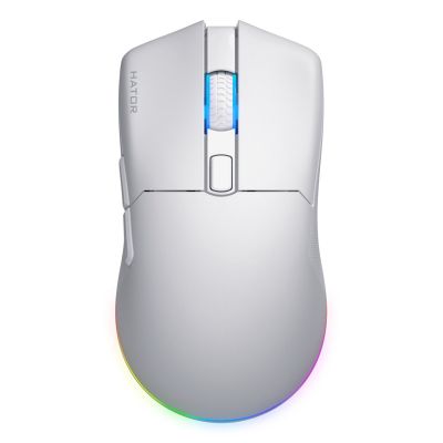 18. HATOR Pulsar 3 Wireless Gaming Mouse Ambidextrous RF Wireless + Bluetooth + USB Type-C Optical 12000 DPI