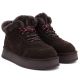 8. Women's leather suede platform ankle boots brown Big Star UU274312