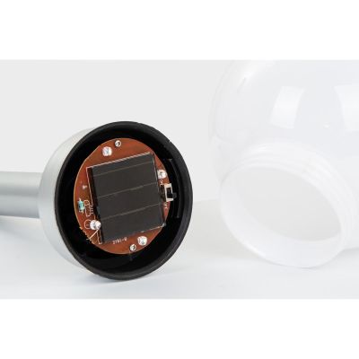 7. SOLAR LAMP MILK GLOBE 15x44CM