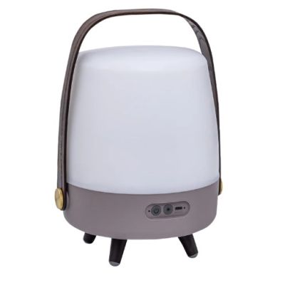 4. Kooduu Lite-up PLAY Mini Portable Mono Speaker Beige, White, Wood 8W