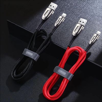 6. Joyroom Sharp Series S-M411 USB-A / Lightning 3A Cable 1.2m with Charging Indicator - Black