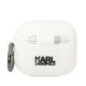2. Karl Lagerfeld KLA3RUNIKH AirPods 3 cover white/white Silicone Karl Head 3D