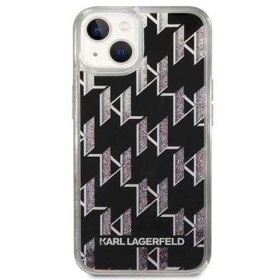 3. Karl Lagerfeld KLHCP14MLMNMK iPhone 14 Plus 6.7 "hardcase black / black Liquid Glitter Monogram