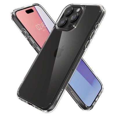 12. Spigen Crystal Hybrid Case for iPhone 15 Pro Max - Clear