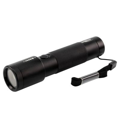2. Ansmann 1600-0138 Flashlight Black Handheld Flashlight