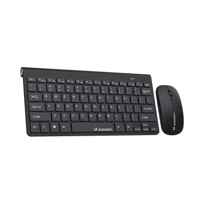 Wozinsky Wireless Keyboard + Compact Mouse Set - Black
