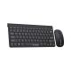 Wozinsky Wireless Keyboard + Compact Mouse Set - Black