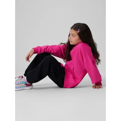 4. Girls' loose sweatshirt with hood 4F 4FJKAW26TSWSF3137-54S